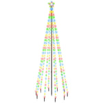 Juletre Med Bakkeplugg 310 Led Flerfarget 300 Cm