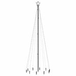 Juletre Med Bakkeplugg 310 Led Flerfarget 300 Cm