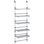 Hengende Tørkestativ Med 5 Etasjer Aluminium