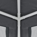 Festtelt Med 4 Sidevegger Av Netting Antrasitt 2X2 M Hdpe