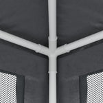 Festtelt Med 4 Sidevegger Av Netting Antrasitt 2,5X2,5 M Hdpe