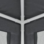 Festtelt Med 4 Sidevegger Av Netting Antrasitt 3X3 M Hdpe