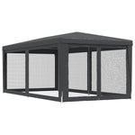 Festtelt Med 6 Sidevegger Av Netting Antrasitt 3X6 M Hdpe