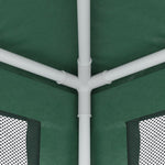 Festtelt Med 8 Sidevegger Av Netting Grønn 3X9 M Hdpe
