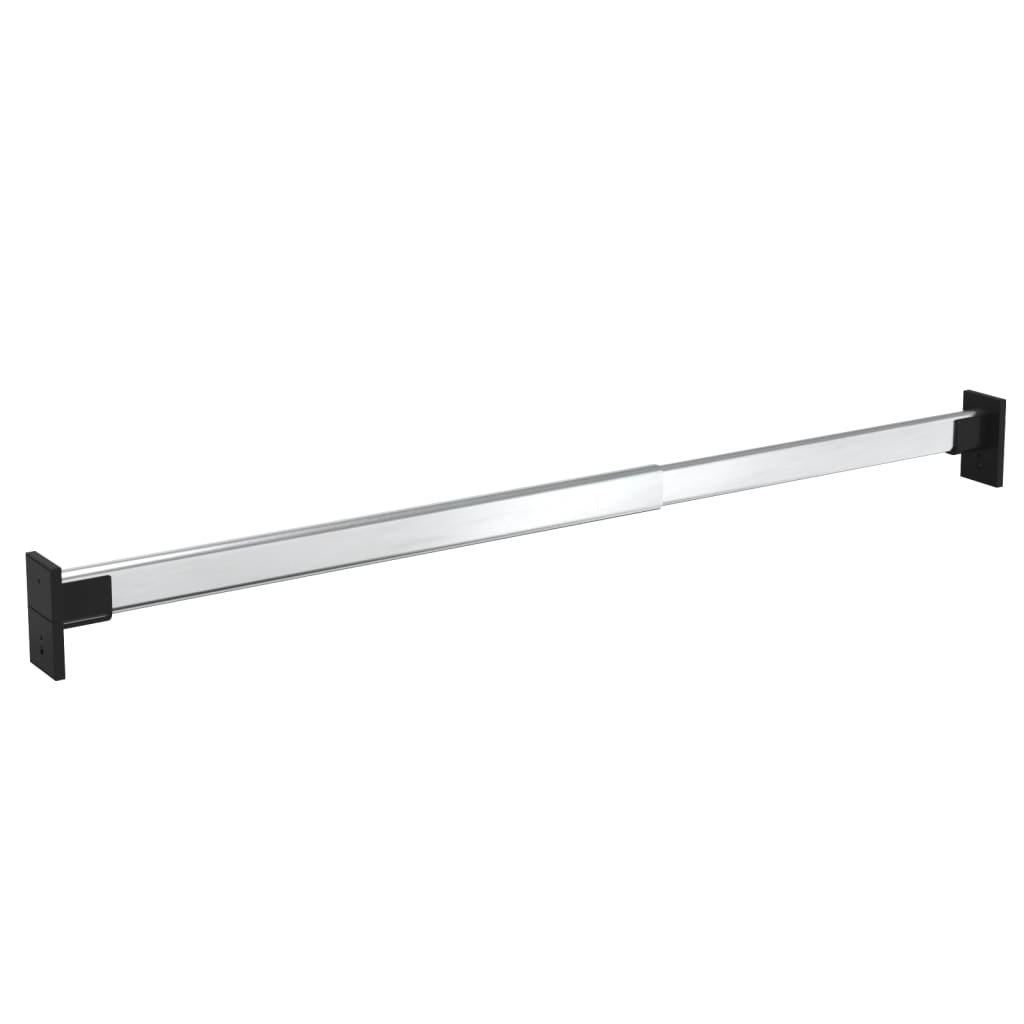Teleskopiske Garderobestenger 4 Stk Sølv 58-100 Cm