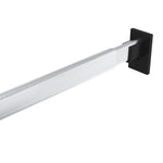 Teleskopiske Garderobestenger 4 Stk Sølv 58-100 Cm
