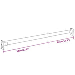 Teleskopiske Garderobestenger 4 Stk Sølv 58-100 Cm