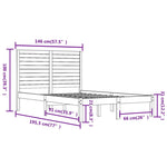 Sengeramme Heltre 140X190 Cm