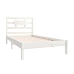 Sengeramme Hvit Heltre 90X200 Cm