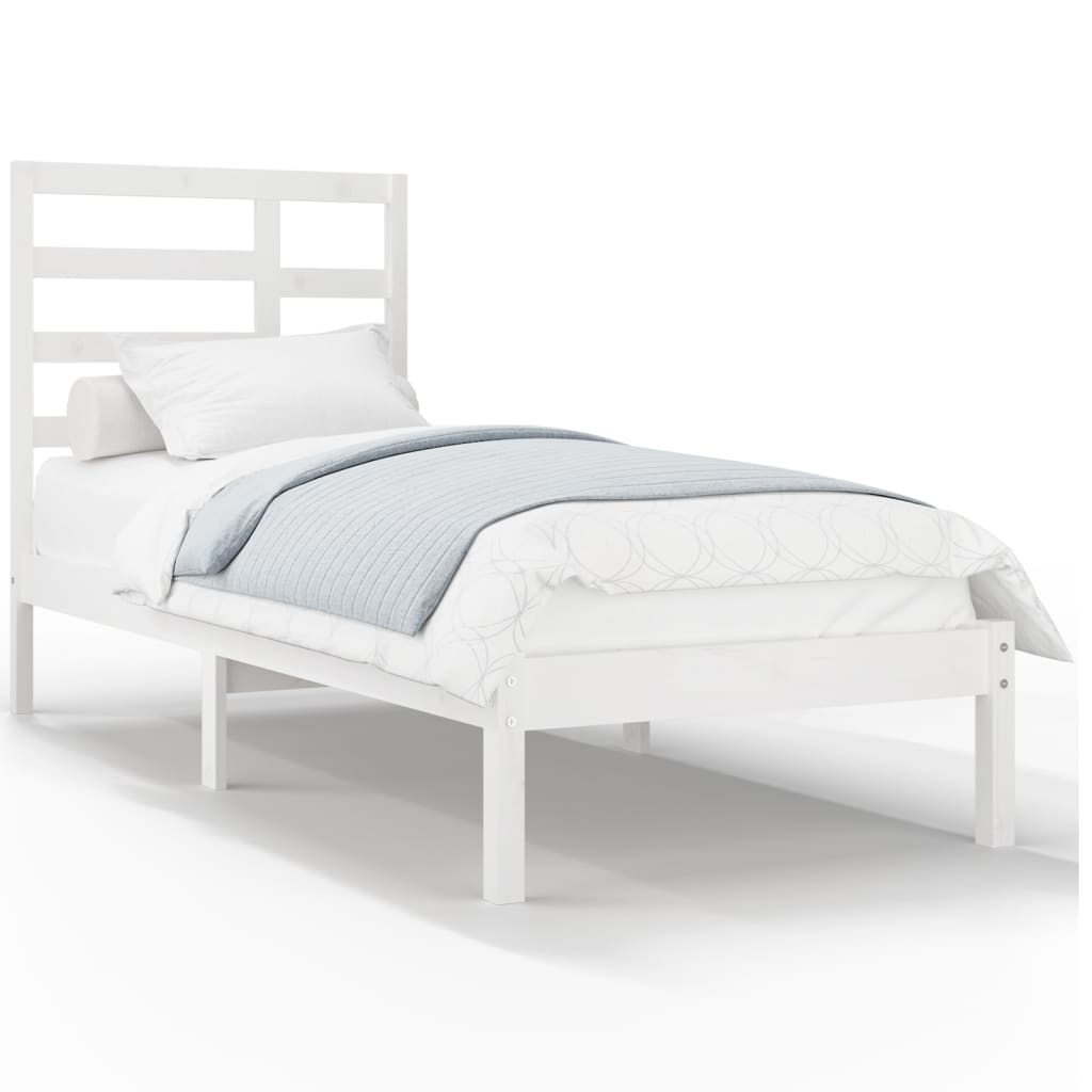 Sengeramme Hvit Heltre 90X200 Cm