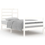 Sengeramme Hvit Heltre 90X200 Cm