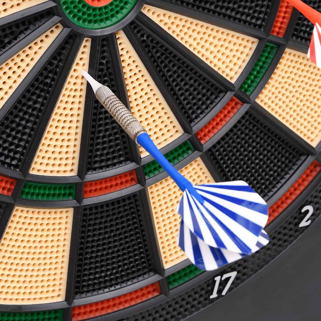 Elektronisk Dartskive Med Piler Svart Polypropylen
