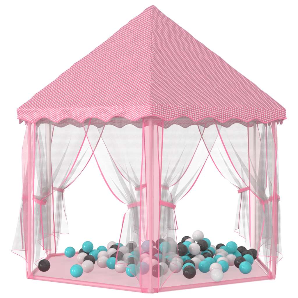 Prinsessetelt Med 250 Baller Rosa 133X140 Cm