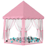 Prinsessetelt Med 250 Baller Rosa 133X140 Cm