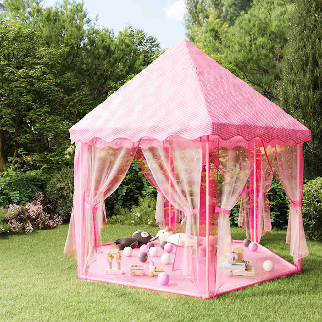 Prinsessetelt Med 250 Baller Rosa 133X140 Cm