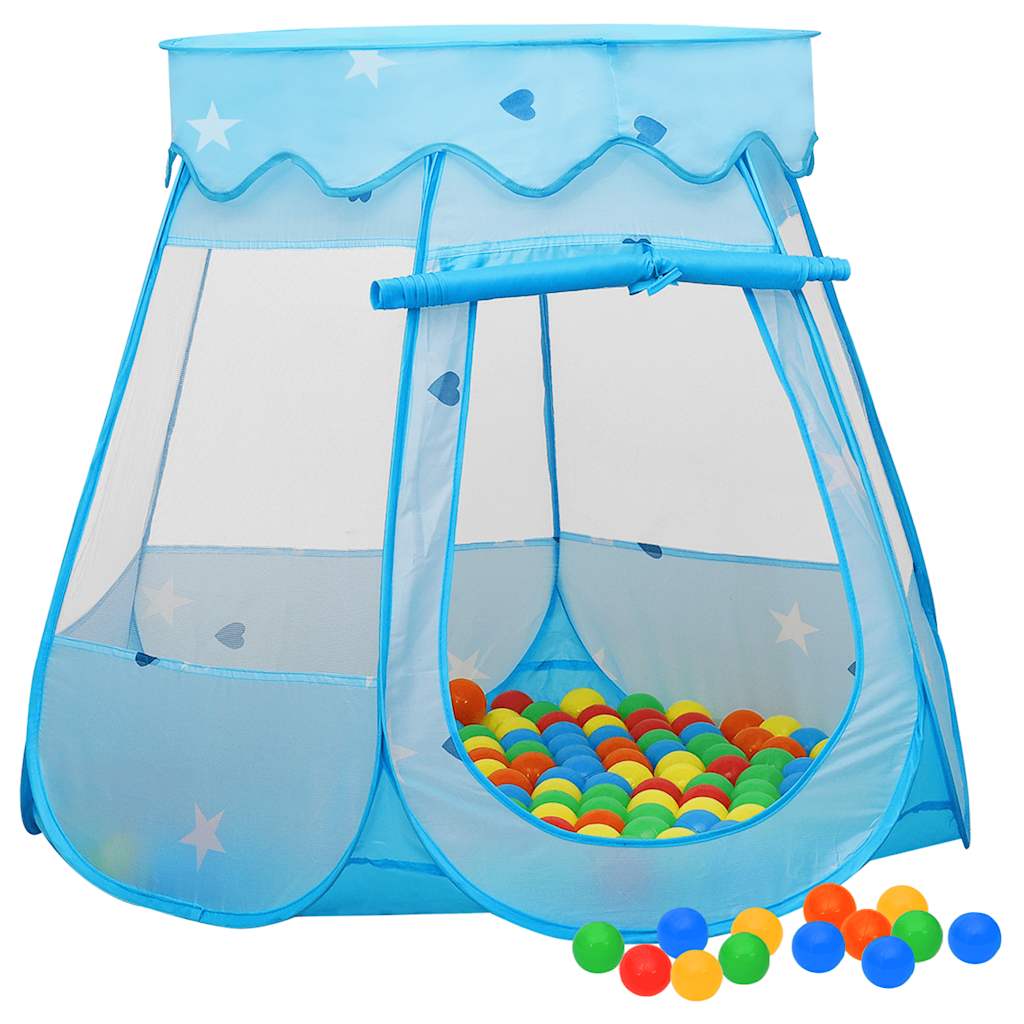 Leketelt Med 250 Baller Blå 102X102X82 Cm