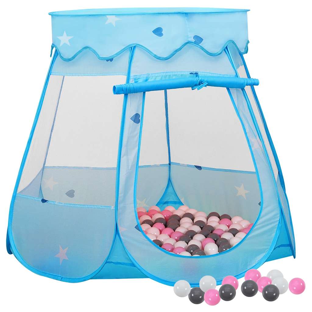 Leketelt Med 250 Baller Blå 102X102X82 Cm