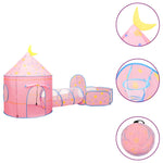 Leketelt Med 250 Baller Rosa 301X120X128 Cm