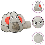 Leketelt For Barn Elefant Med 250 Baller Grå 174X86X101 Cm