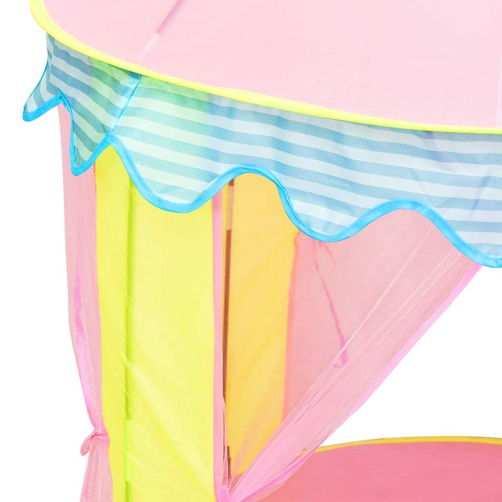Leketelt Med 250 Baller Rosa 100X100X127 Cm