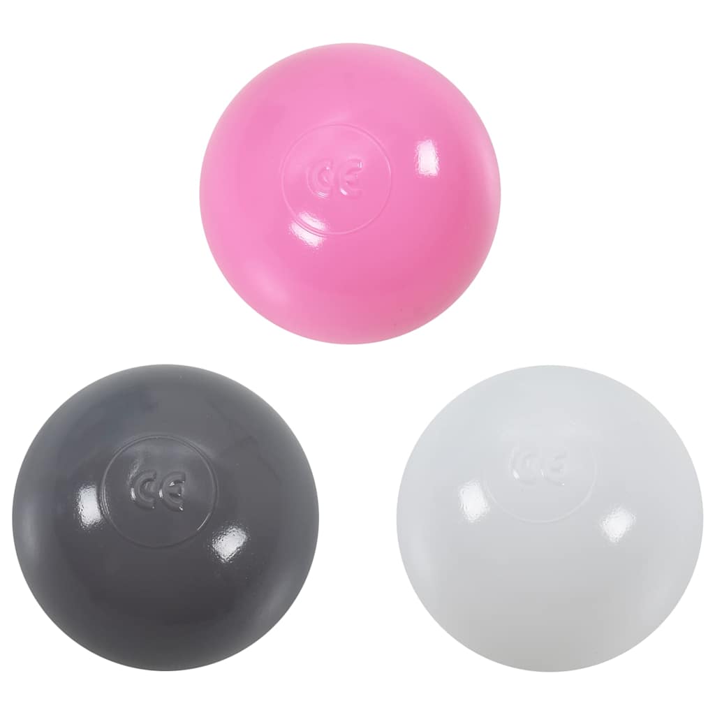 Leketelt Med 250 Baller Rosa 100X100X127 Cm