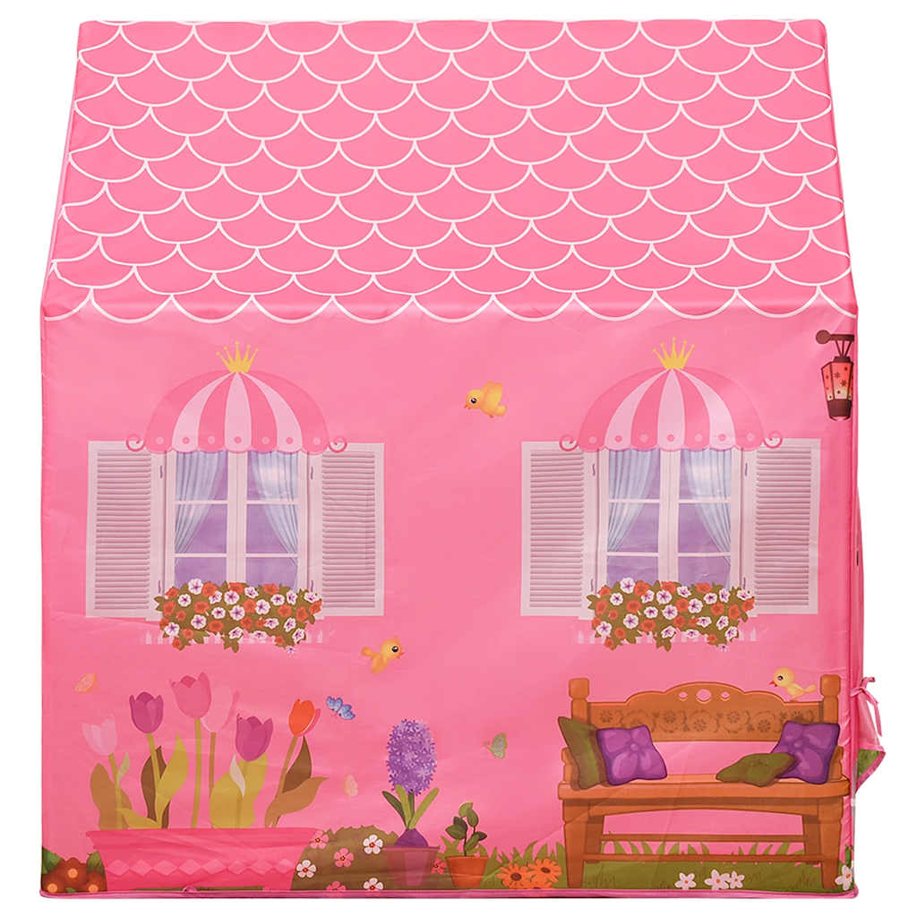 Leketelt Med 250 Baller Rosa 69X94X104 Cm