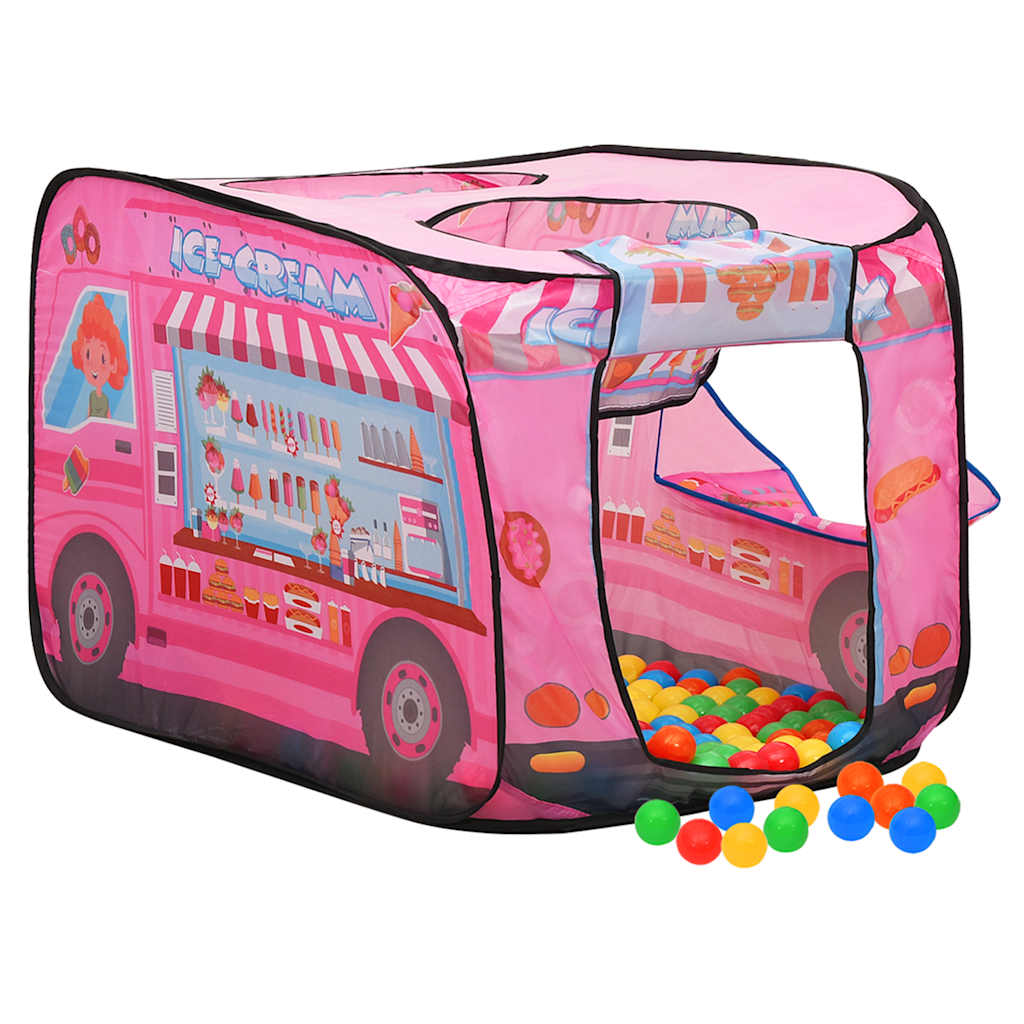 Leketelt Med 250 Baller Rosa 70X112X70 Cm