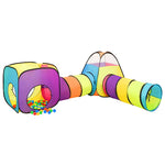 Leketelt For Barn Med 250 Baller Flerfarget 190X264X90 Cm