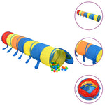 Leketunnel For Barn Med 250 Baller Flerfarget 245 Cm Polyester