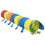 Leketunnel For Barn Med 250 Baller Flerfarget 245 Cm Polyester