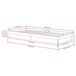 Sengeramme Heltre 90X200 Cm