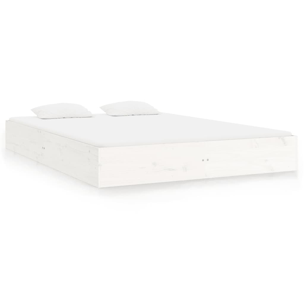 Sengeramme Hvit Heltre 200X200 Cm