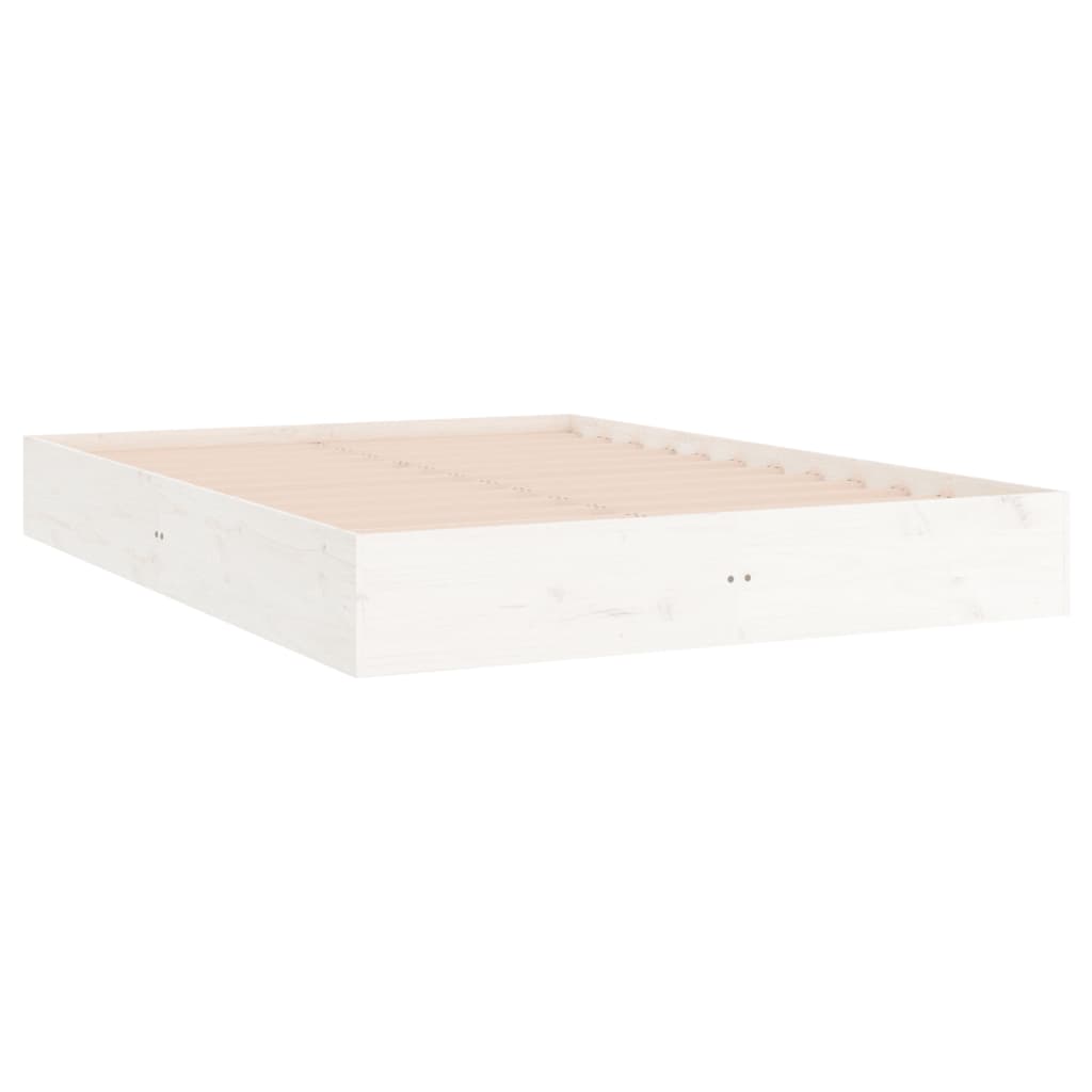 Sengeramme Hvit Heltre 200X200 Cm