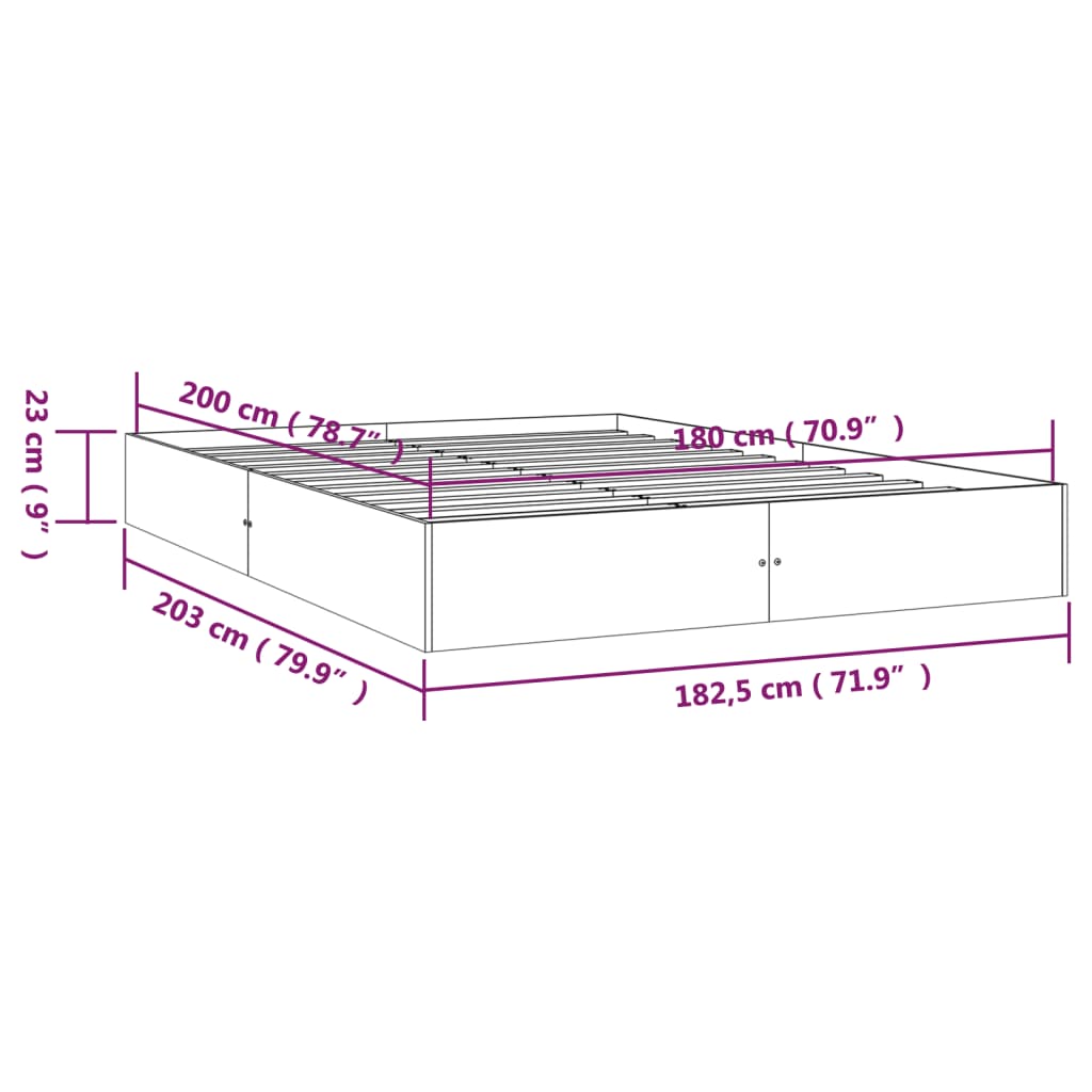Sengeramme Heltre 180X200 Cm Super King