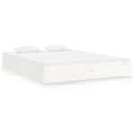 Sengeramme Hvit Heltre 150X200 Cm King Size