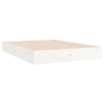 Sengeramme Hvit Heltre 150X200 Cm King Size