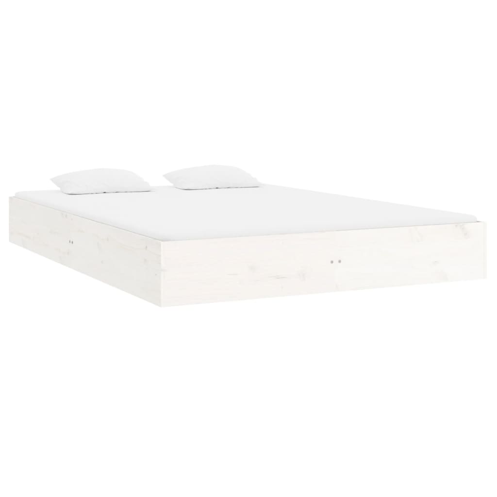 Sengeramme Hvit Heltre 150X200 Cm King Size