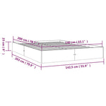 Sengeramme Heltre 140X200 Cm