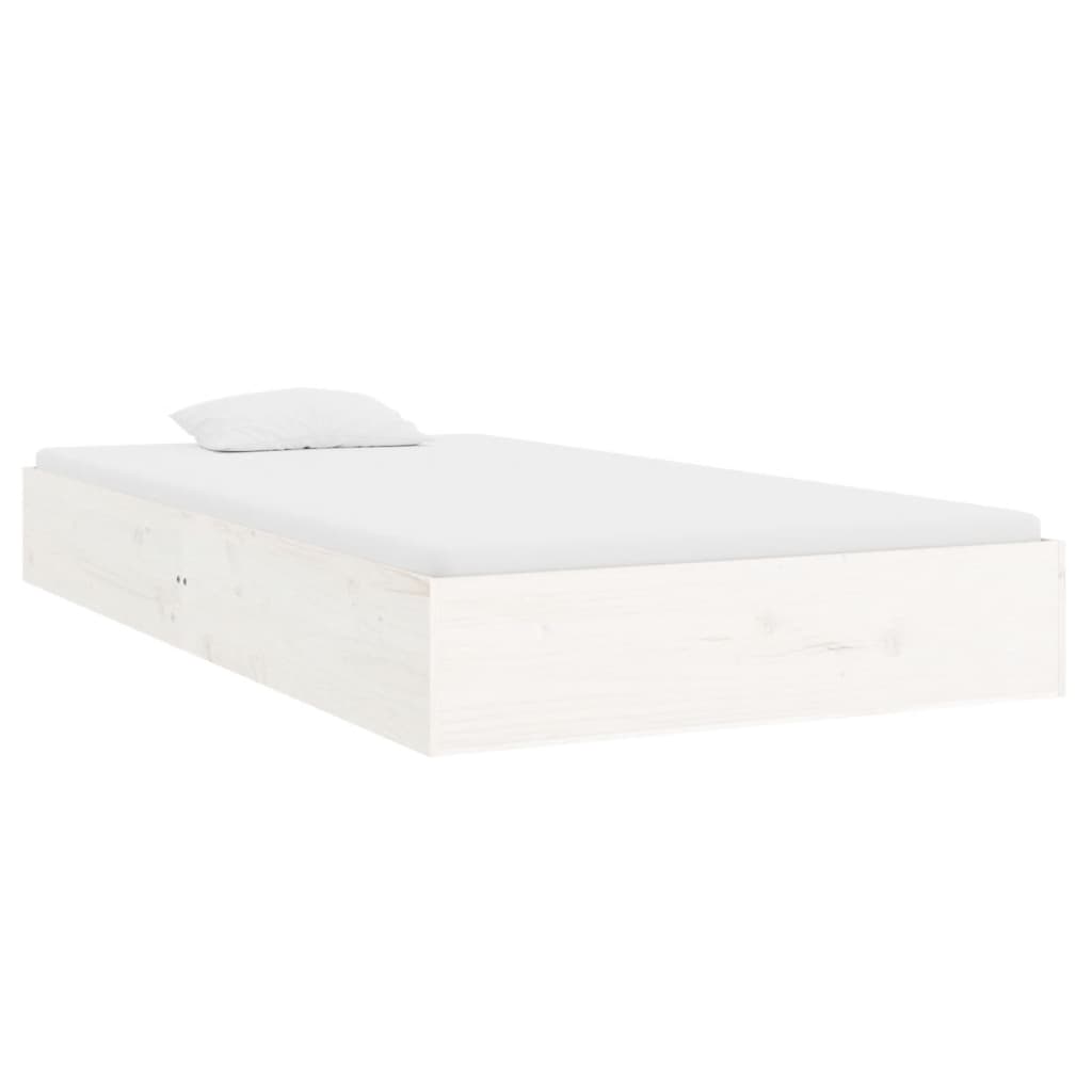 Sengeramme Hvit Heltre 90X200 Cm