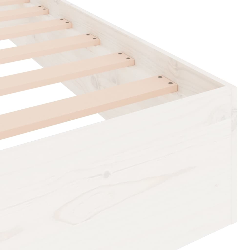 Sengeramme Hvit Heltre 75X190 Cm Small Single