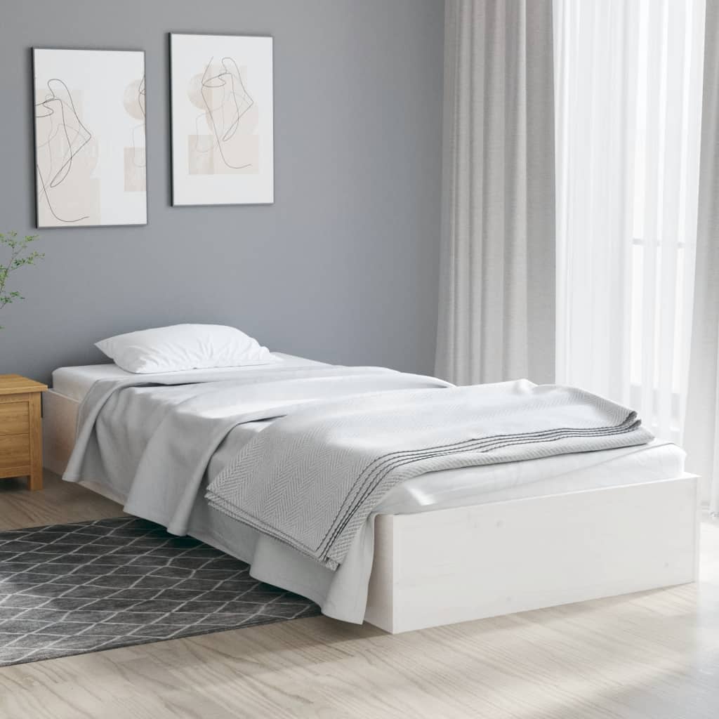 Sengeramme Hvit Heltre 90X190 Cm Single