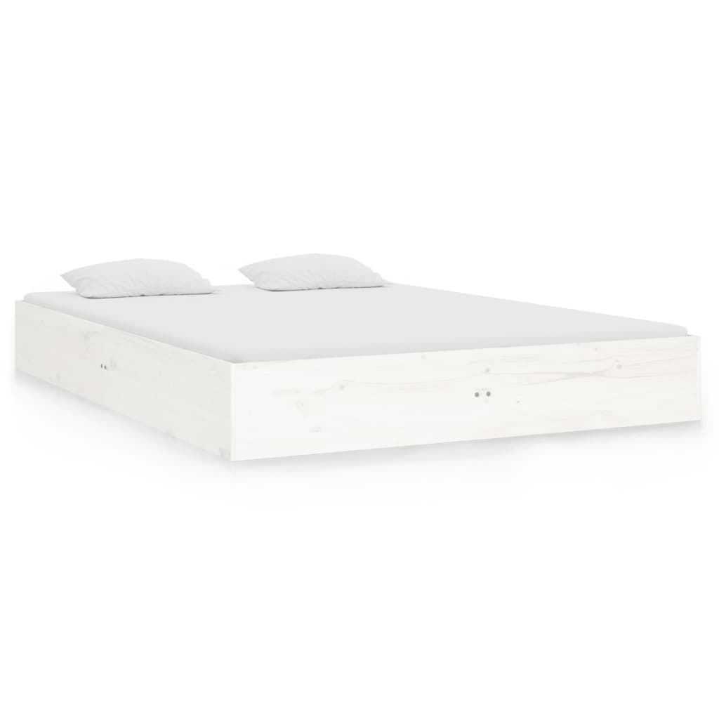 Sengeramme Hvit Heltre 120X190 Cm Small Double