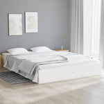 Sengeramme Hvit Heltre 120X190 Cm Small Double