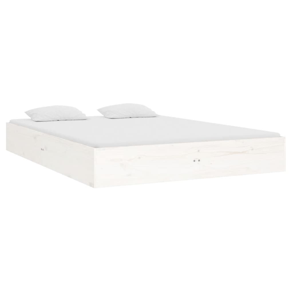 Sengeramme Hvit Heltre 140X190 Cm