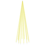 Juletre På Flaggstang 732 Led Varmhvit 500 Cm