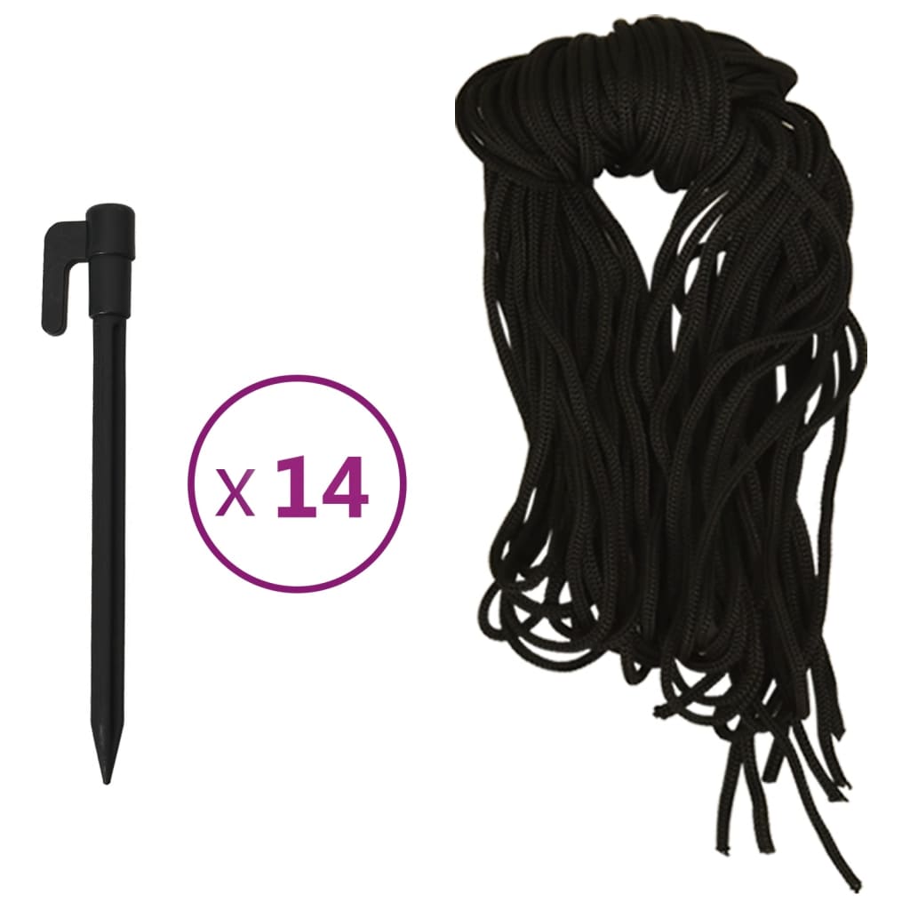 Oppblåsbar Snømannfamilie Med Led 360 Cm