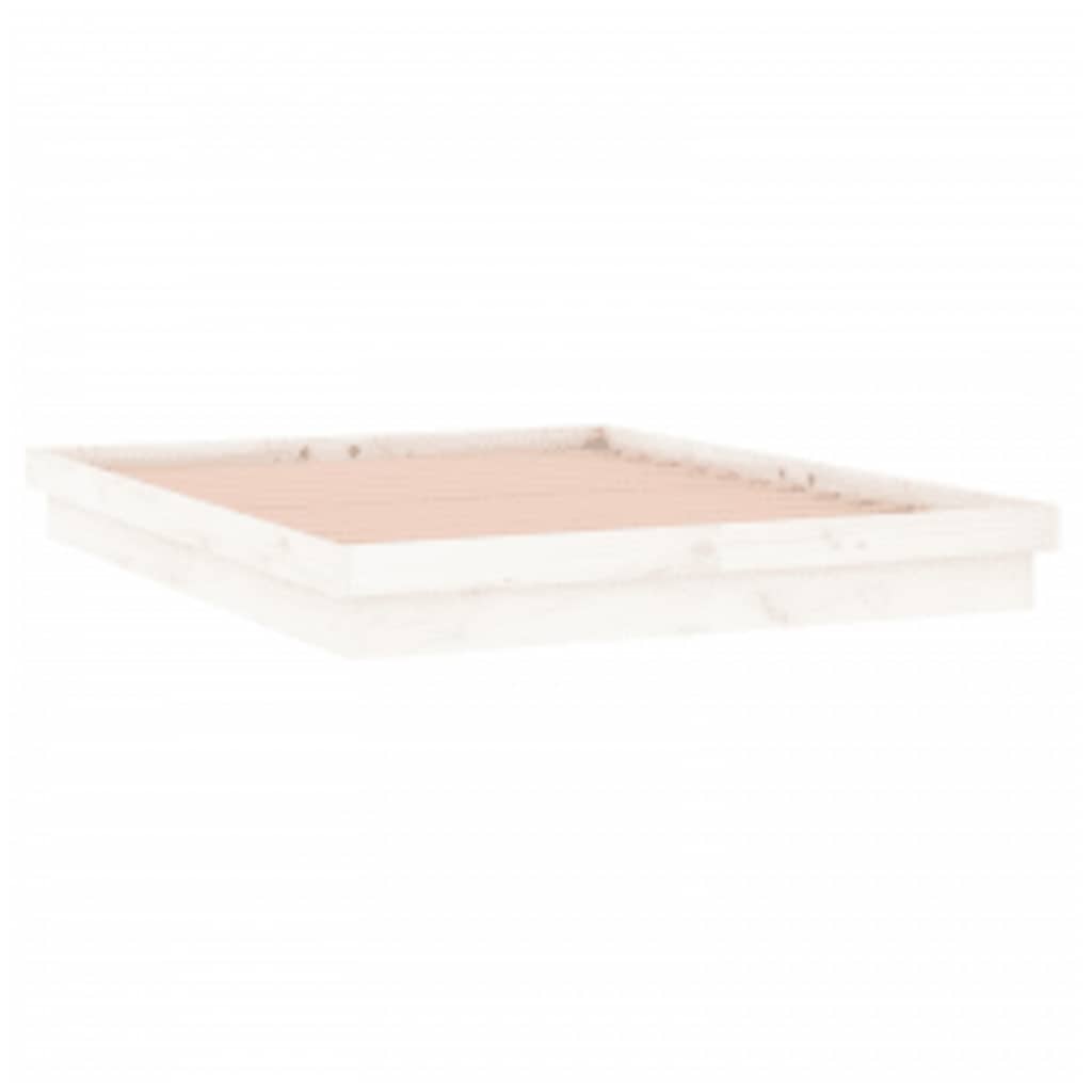Sengeramme Med Led Hvit 140X200 Cm Heltre