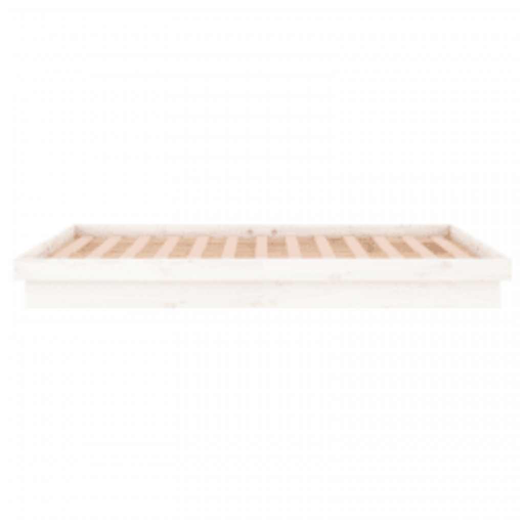 Sengeramme Med Led Hvit 140X200 Cm Heltre