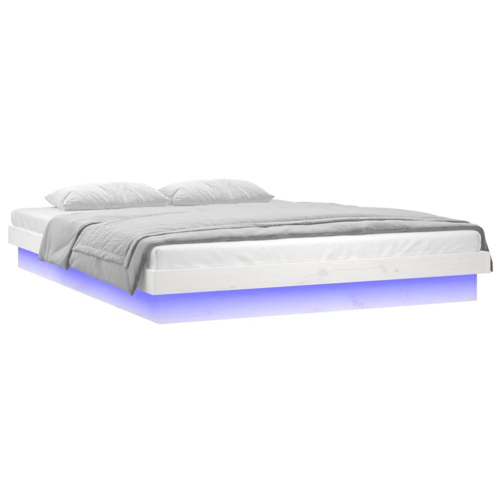Sengeramme Med Led Hvit 180X200 Cm Super King Heltre
