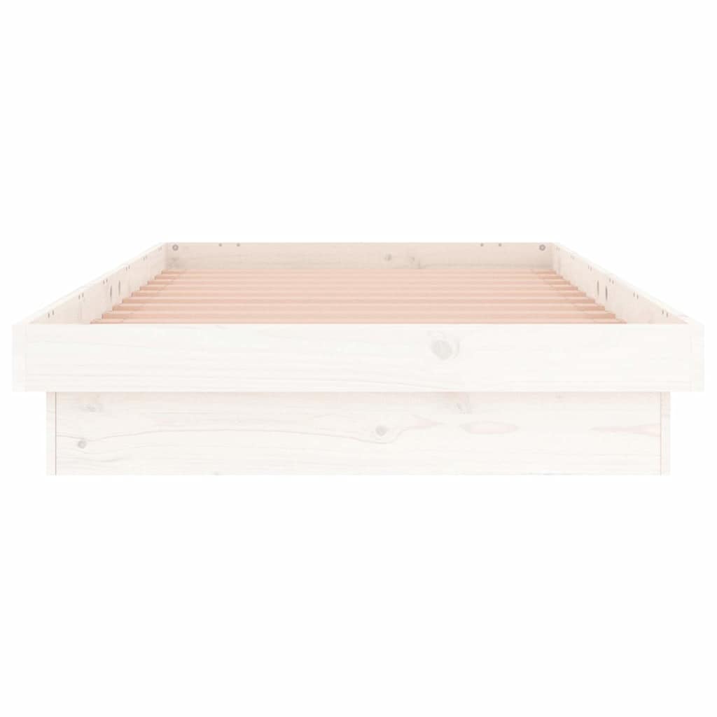 Sengeramme Med Led Hvit 75X190 Cm Small Single Heltre